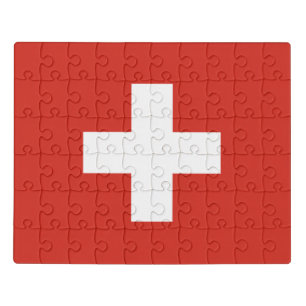 Die Schweiz-Flagge Puzzle