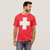 Die Schweiz-Flagge T-Shirt (Vorne ganz)