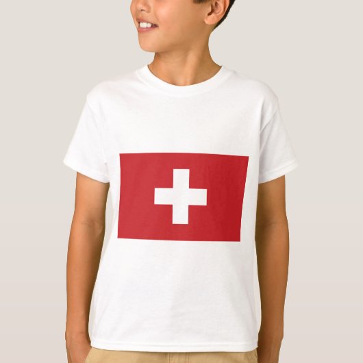 Die Schweiz-Flagge T-Shirt (Vorderseite)