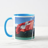 Die Schweiz-Flagge Tasse (Links)