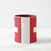 Die Schweiz-Flagge Tasse (Zentrum)