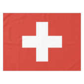 Die Schweiz-Flagge Tischdecke (Vorderseite (Horizontal))