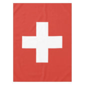 Die Schweiz-Flagge Tischdecke (Vorderseite)