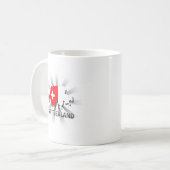 Die Schweiz-Flaggen-Karte 2,0 Kaffeetasse (Vorderseite Links)