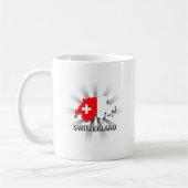 Die Schweiz-Flaggen-Karte 2,0 Kaffeetasse (Links)