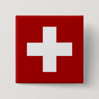 Die Schweiz-Flaggen-Knopf Button
