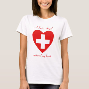 Die Schweiz-Flaggen-Schatz-T - Shirt