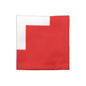 Die Schweiz-Flaggen-Serviette Serviette (Viertel Falte)