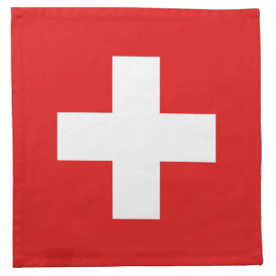 Die Schweiz-Flaggen-Serviette Serviette
