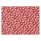 Die Schweiz-Flaggen-städtisches Schmutz-Muster Tischdecke (Vorderseite (Horizontal))