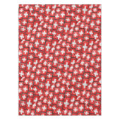 Die Schweiz-Flaggen-städtisches Schmutz-Muster Tischdecke (Vorderseite)