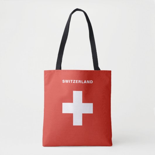 Die Schweiz-Flaggen-Taschen-Tasche Tasche (Vorderseite)