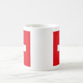 Die Schweiz-Flaggen-Tasse Kaffeetasse (Mittel)