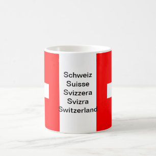 Die Schweiz-Flaggen-Tasse Kaffeetasse