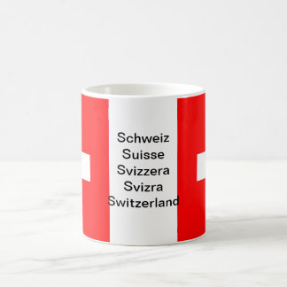 Die Schweiz-Flaggen-Tasse Kaffeetasse