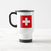 Die Schweiz-Flaggen-Tasse Reisebecher (Links)