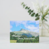 Die Schweiz-Gebirgspostkarte Postkarte (Stehend Vorderseite)