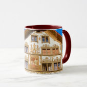 Die Schweiz, gemaltes Haus Tasse (VorderseiteRechts)