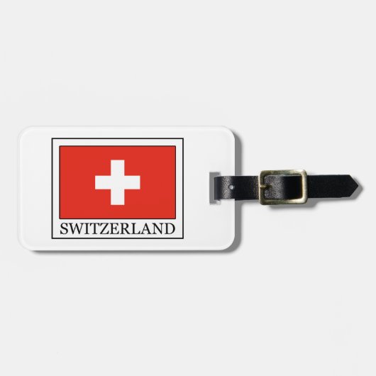 Die Schweiz Gepäckanhänger (Vorderseite horizontal)