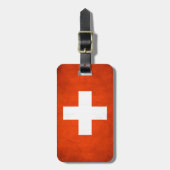 Die Schweiz Gepäckanhänger (Vorderseite vertikal)