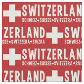 Die SCHWEIZ-Gewohnheitsgewebe Stoff (Nahaufnahme)