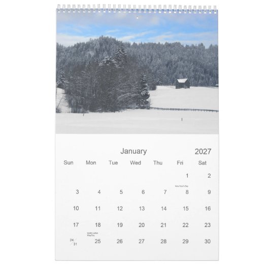 Die Schweiz in Bildern 2012 Kalender (Jan 2027)