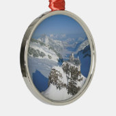 Die Schweiz, Jungfraujoch, Spitze von Europa Ornament Aus Metall (Rechts)