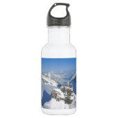 Die Schweiz, Jungfraujoch, Spitze von Europa Trinkflasche (Vorderseite)