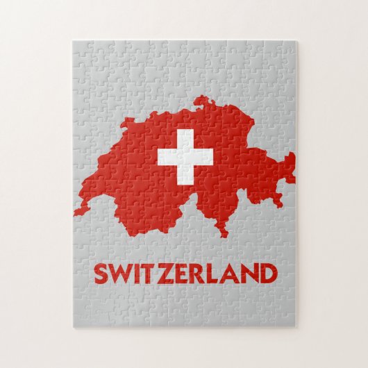 DIE SCHWEIZ-KARTE PUZZLE (Vertikal)