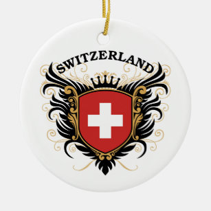 Die Schweiz Keramikornament