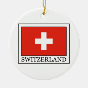 Die Schweiz Keramikornament