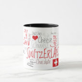Die SCHWEIZ - Land des Käses und der Schokolade! Tasse (Zentrum)
