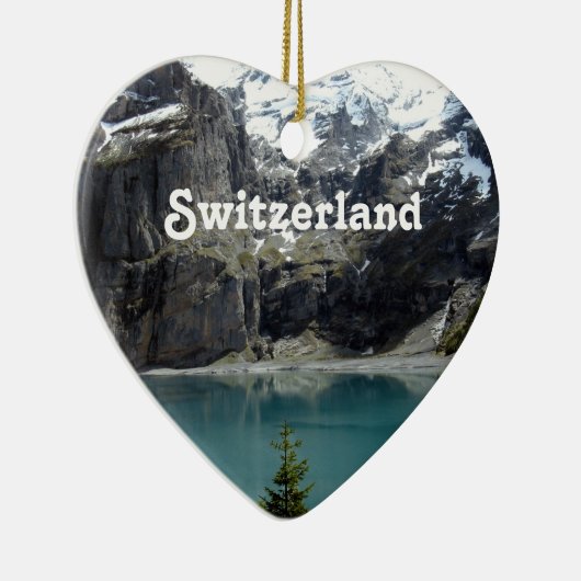 Die Schweiz-Landschaft Keramikornament (Rechts)