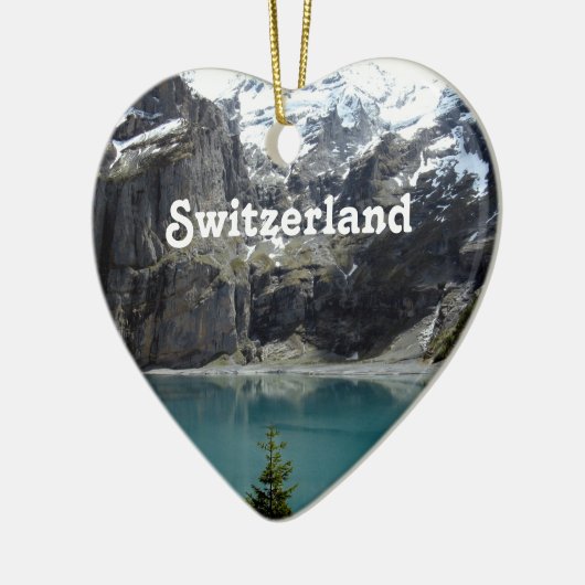 Die Schweiz-Landschaft Keramikornament (Links)