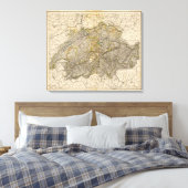 Die Schweiz Leinwanddruck (Insitu (Schlafzimmer))