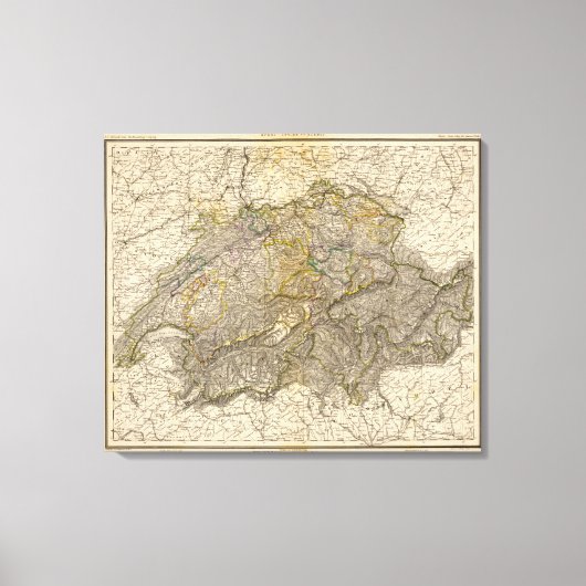 Die Schweiz Leinwanddruck (Vorderseite)