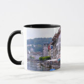 Die Schweiz, Luzerne, mittelalterliche Ufergegend Tasse (Links)
