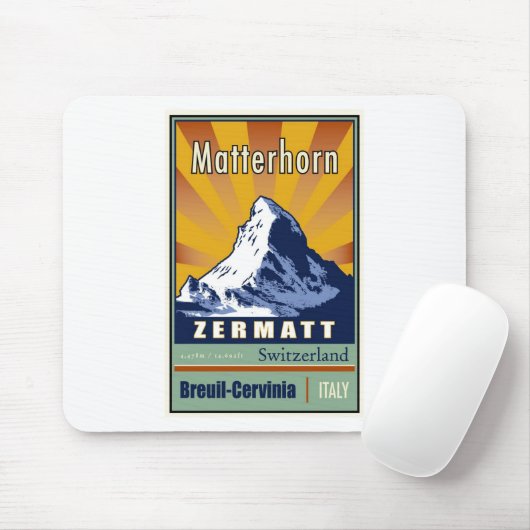 Die Schweiz Mousepad (Mit Mouse)
