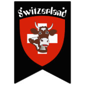 Die Schweiz-Party-Flaggen-Fahne Wimpelkette (Erste Fahne)