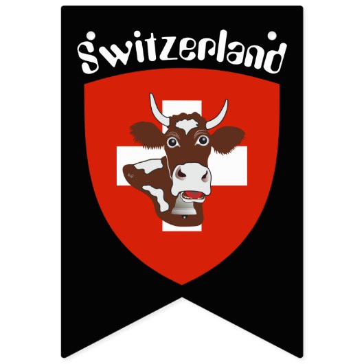 Die Schweiz-Party-Flaggen-Fahne Wimpelkette (Erste Fahne)
