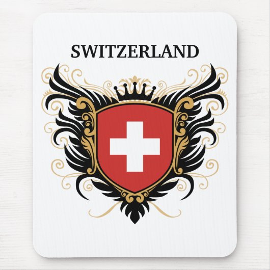 Die Schweiz [personifizieren Sie] Mousepad (Vorne)