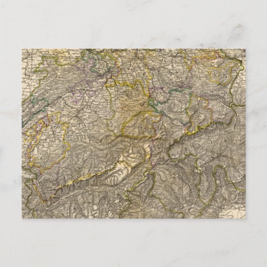 Die Schweiz Postkarte (Vorderseite)