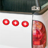 Die Schweiz-Qualität Flaggen-Kreis Autoaufkleber (Auf Lkw)
