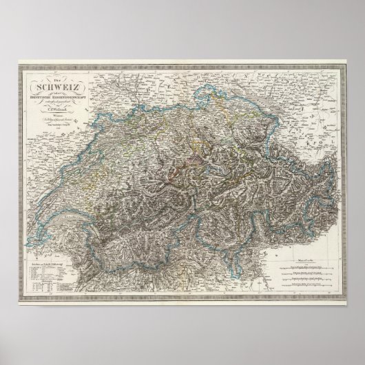 Die Schweiz - Schweiz Poster (Vorne)