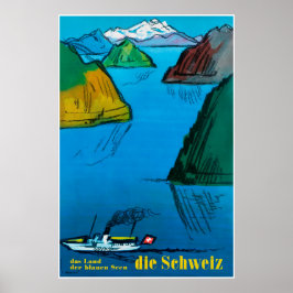 Die Schweiz, Schweiz, Travel Poster