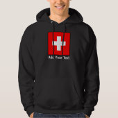 Die Schweiz - Schweizer Flagge Hoodie (Vorderseite)