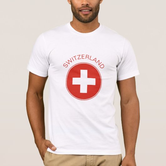 Die Schweiz - Schweizer Flaggen-T-Shirt T-Shirt (Vorderseite)