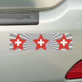 Die Schweiz-Stern Autoaufkleber (Auf Auto)
