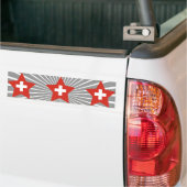 Die Schweiz-Stern Autoaufkleber (Auf Lkw)