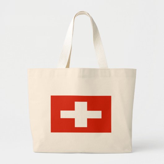 Die Schweiz-Tasche Jumbo Stoffbeutel (Vorne)